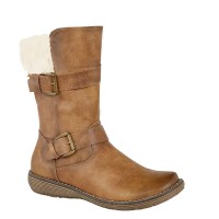 Cipriata `BELLA´Inside Zip Twin Buckle Mid Calf Boot - L 339LT Cipriata `BELLA´Inside Zip Twin Buckle Mid Calf Boot - L 339LT