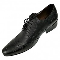 Black Italian Designer Brogues ZEST-MHS-034