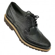 Black Italian Designer Real Leather Handmade Full Brogues ZEST-MHS-012 Black Italian Designer Real Leather Handmade Full Brogues ZEST-MHS-012