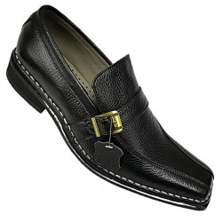 Black Slip On Italian Design Smart Dress Shoes ZEST-MHS-028 Black Slip On Italian Design Smart Dress Shoes ZEST-MHS-028