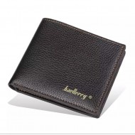 Baellerry Black/Brown Leisure Style Slim Men's Coin Pocket Vertical Leather Wallet - Baellerry-MW-001 Baellerry Black/Brown Leisure Style Slim Men's Coin Pocket Vertical Leather Wallet - Baellerry-MW-001