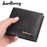 Baellerry Black/Brown Leisure Style Slim Men's Coin Pocket Vertical Leather Wallet - Baellerry-MW-001 Baellerry Black/Brown Leisure Style Slim Men's Coin Pocket Vertical Leather Wallet - Baellerry-MW-001